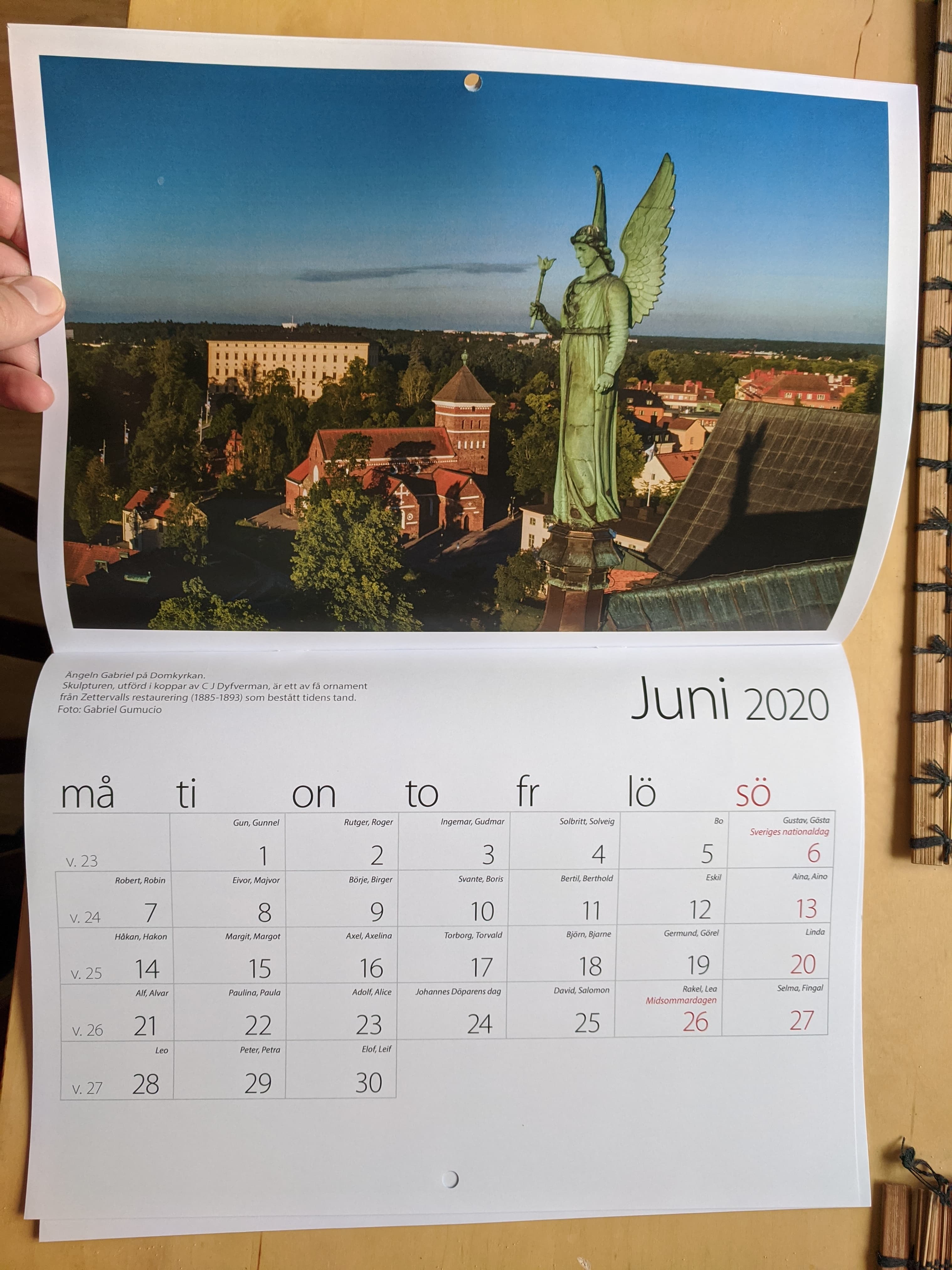 ... dann kam der Wandkalender ...